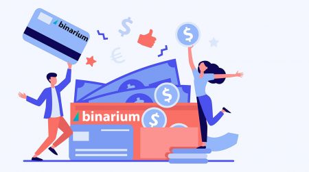 نحوه افتتاح حساب و برداشت پول در Binarium 