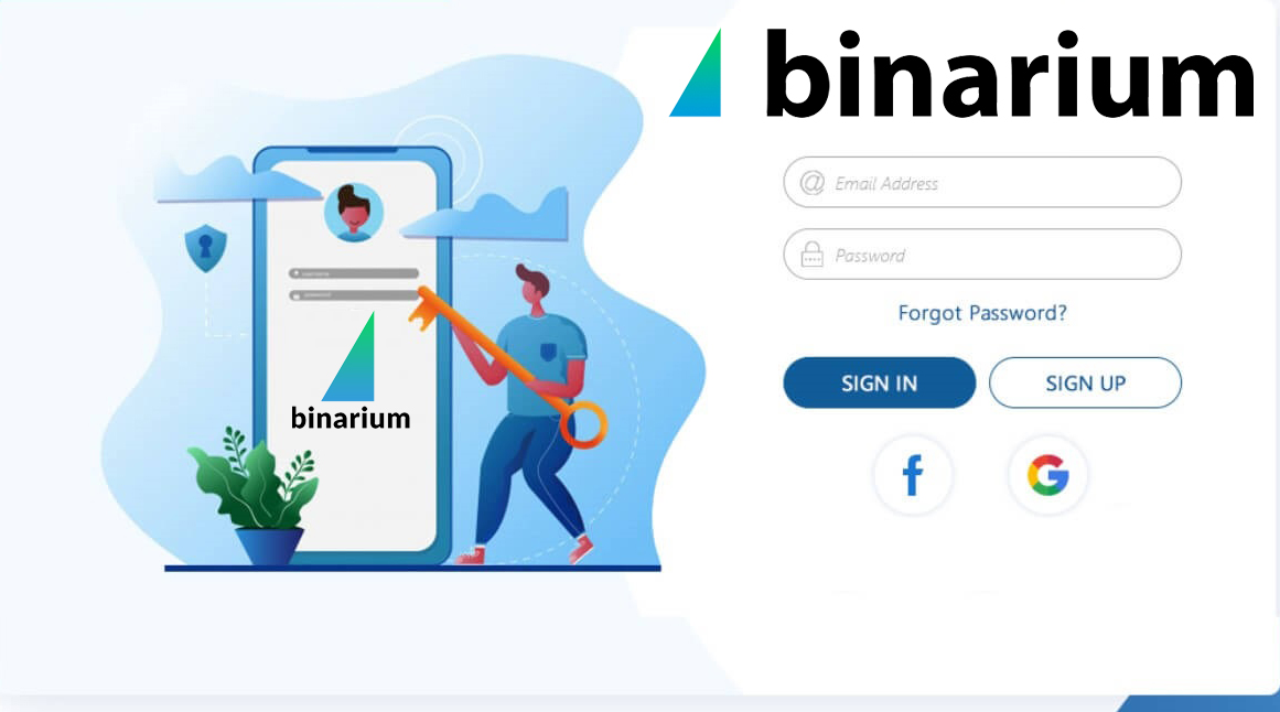 Binariumにアカウントを登録する方法