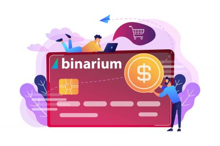 Cách gửi tiền vào Binarium
