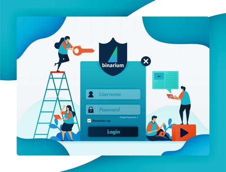 Como se inscrever e fazer login em uma conta Binarium
