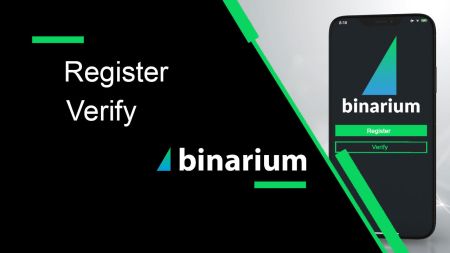 Como se registrar e verificar a conta no Binarium