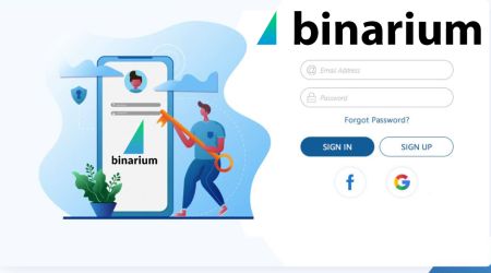 Conta de registro Binarium: etapas, requisitos e integração