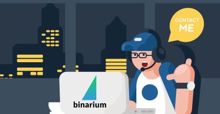 Entre em contato com o suporte da Binarium: chat ao vivo, e-mail e telefone