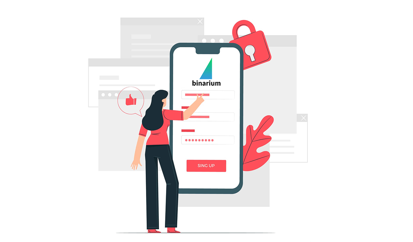 Binarium Ouvrir un compte et se connecter : configuration et accès au compte