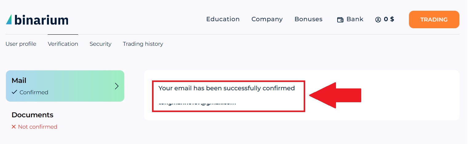 عملية التحقق من حساب Binarium 2026: كيفية إكمال KYC بسهولة