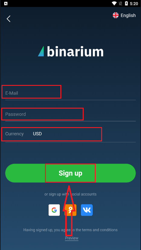 Cara Mendaftar Akun di Binarium Cara Mendaftar Akun di Binarium